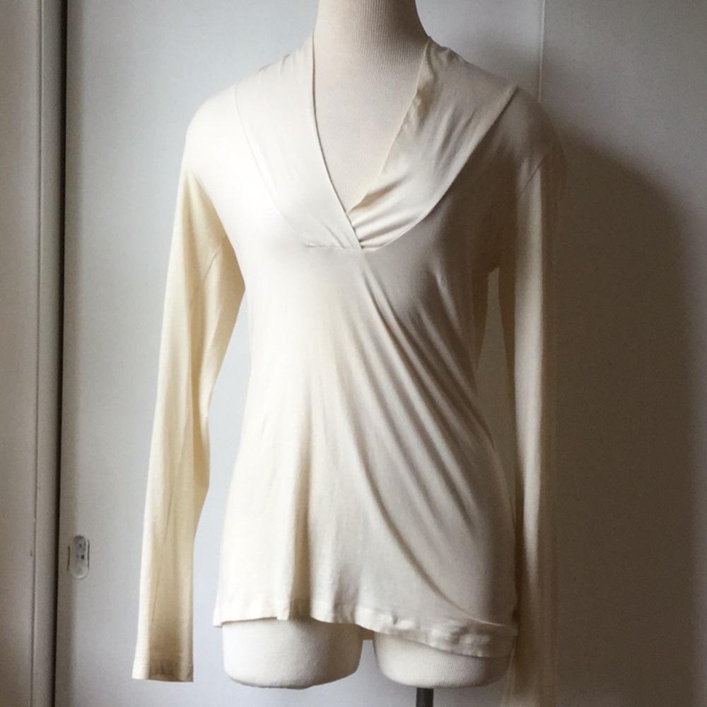 Theory Surplice V Neck Long Sleeve